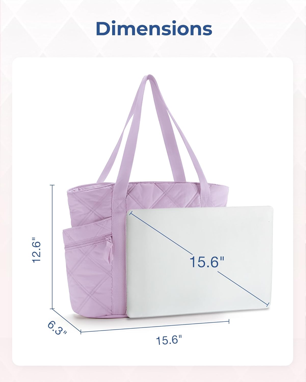 Baggit: Tote Bag for Women, Puffer Work Tote with Zipper, Travel Essentials Quilted Nurse Travel Hospital Bag