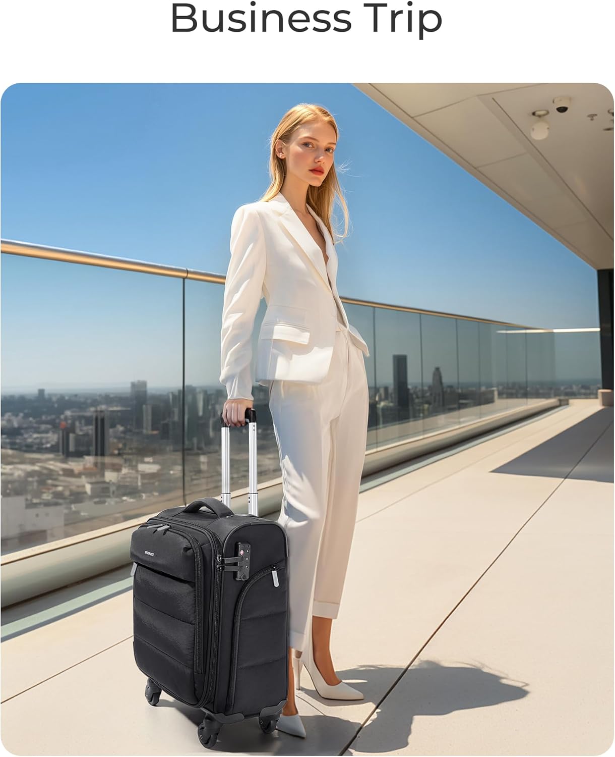 Baggit: Underseat Carry on Luggage with Wheels, Soft Underseat Travel Luggage with PVC Wet/Dry Pockets, Lightweight Soft Personal Item Suitcase for Short Trip,Came
