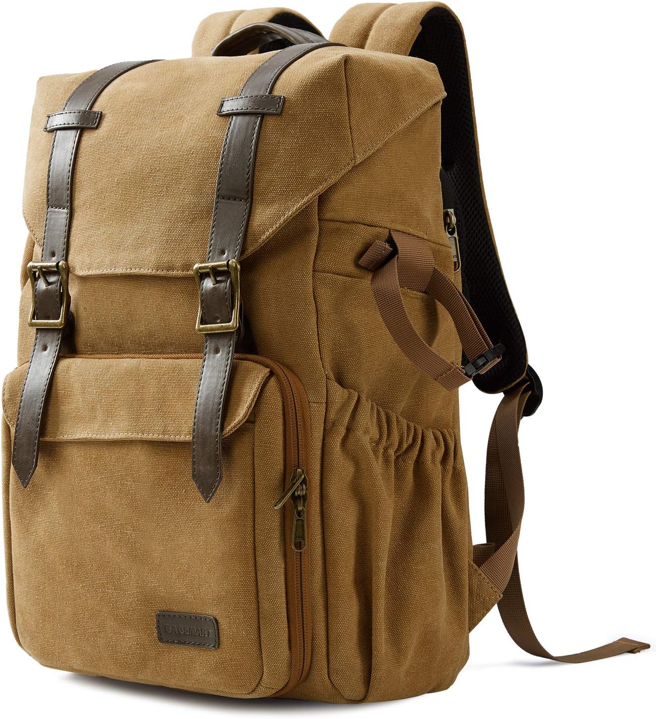 Baggit: Camera Backpack, DSLR Camera Bag, Waterproof Camera Bag Backpack for Photographers, Fit up to 15" Laptop with Rain Cover and Tripod Holder, Ivory White
